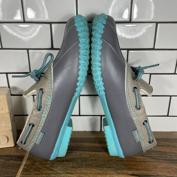 JBU by Jambu Gwen Women's Size 9 Shoes Gray Waterproof Vegan Rain Duck Bootie - Picture 5 of 12